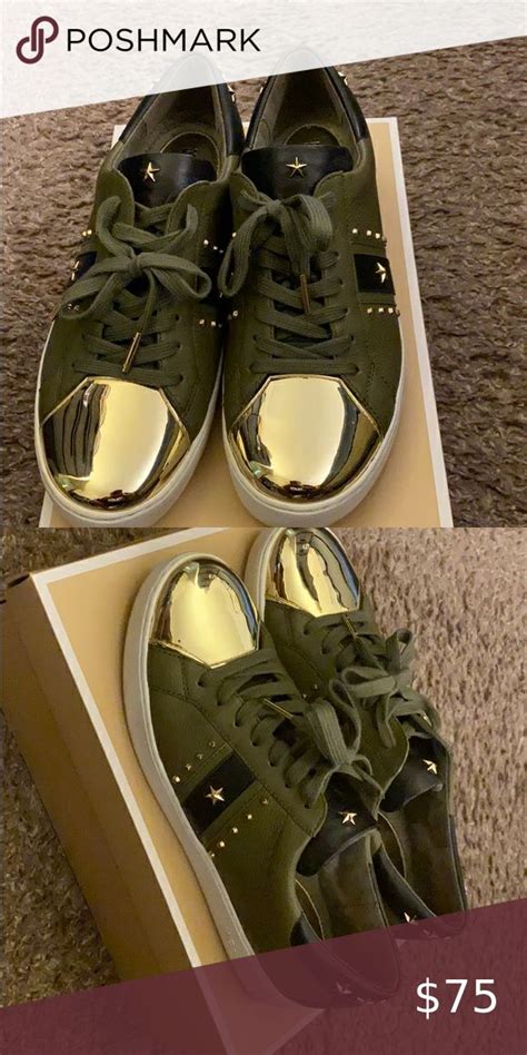 michael kors shoes green|olive green michael kors shoes.